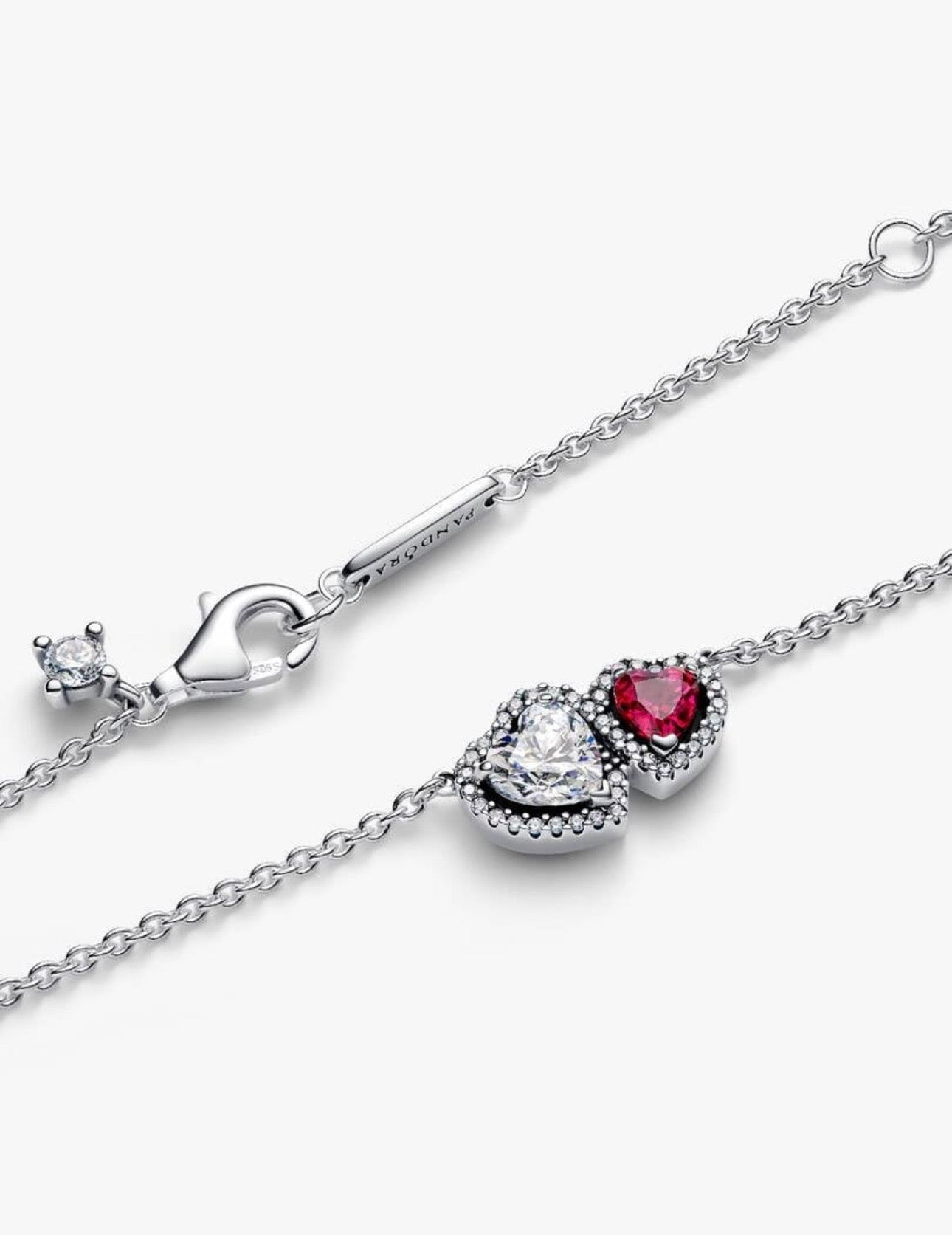 Pandora Duo Hearts Necklace