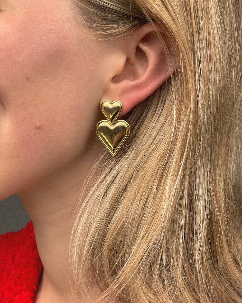 Double Heart Earrings