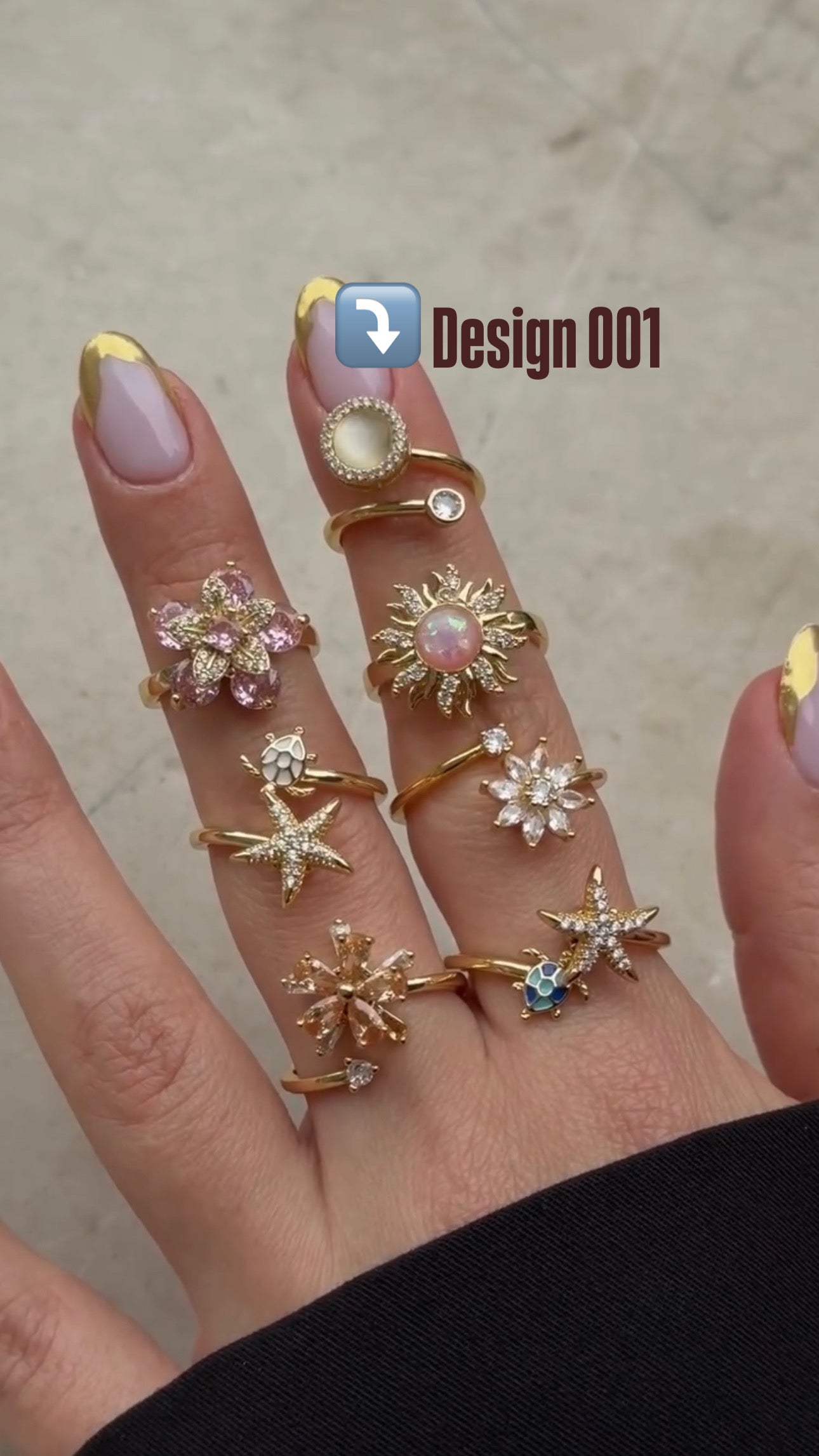 Twirl Tales Rings (Adjustable)