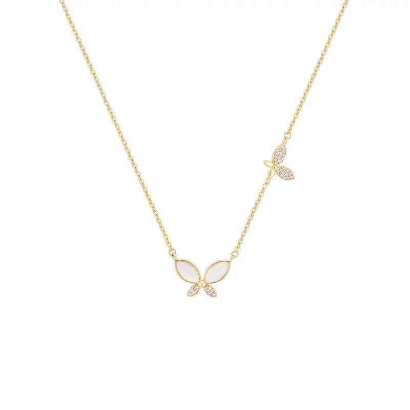 Minimal Butterfly Necklace