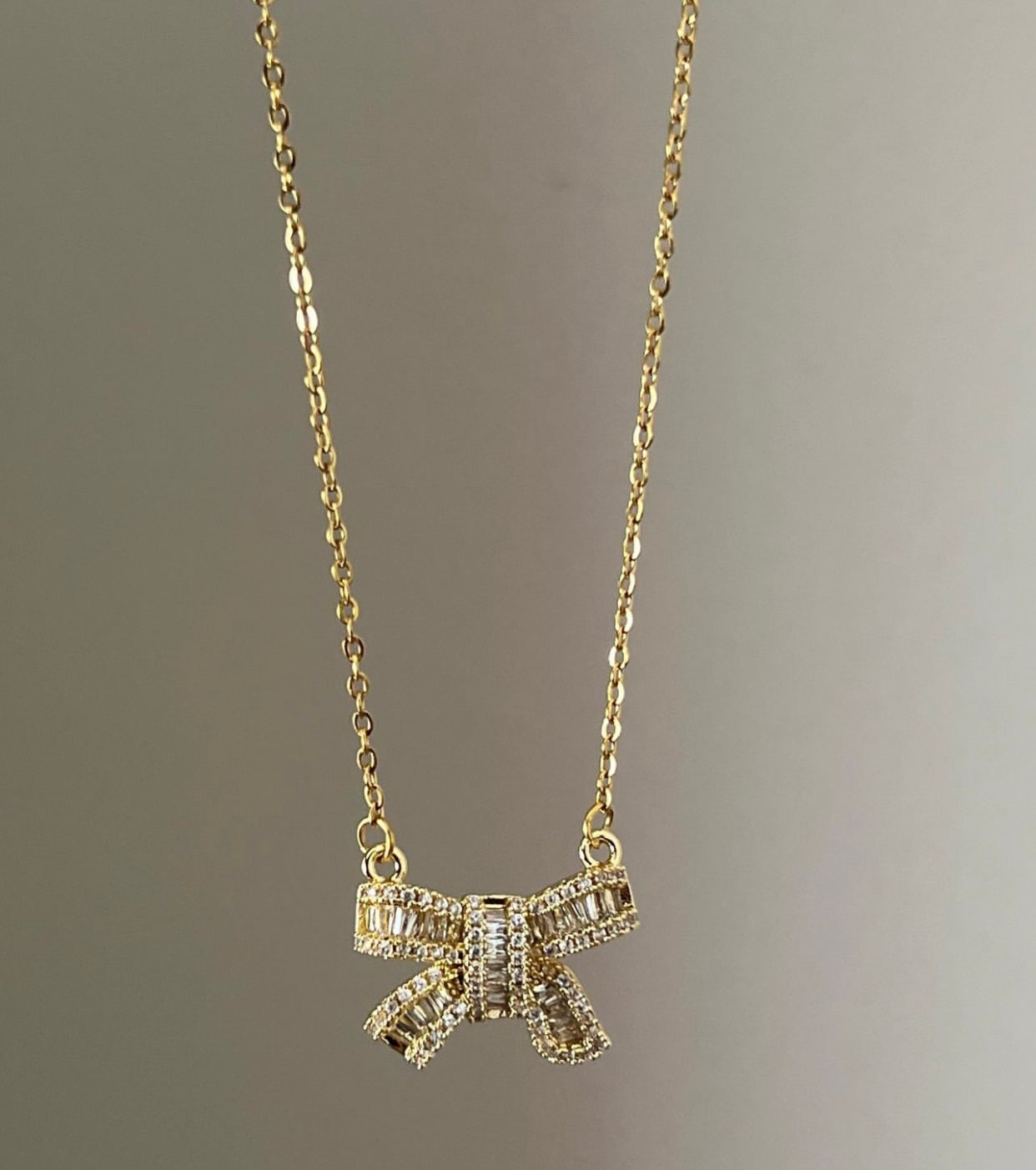 Evelyn Bow Necklace
