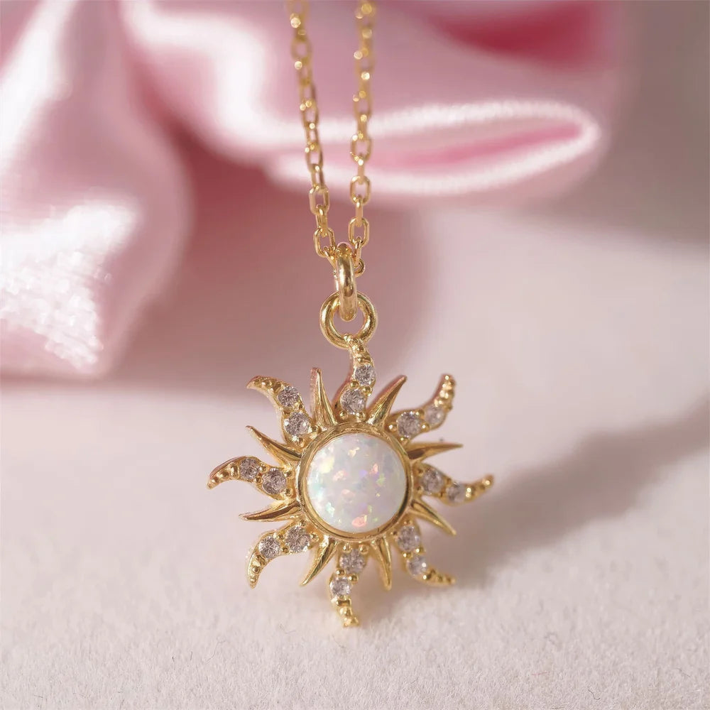 Rapunzel Sun Opal necklace