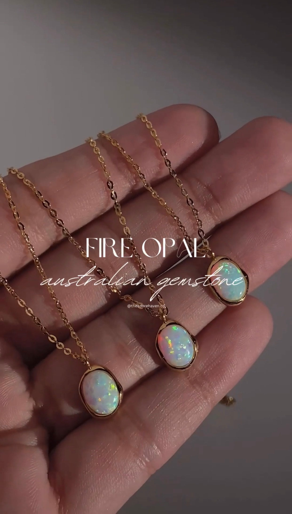 Australian Gem Opal necklace