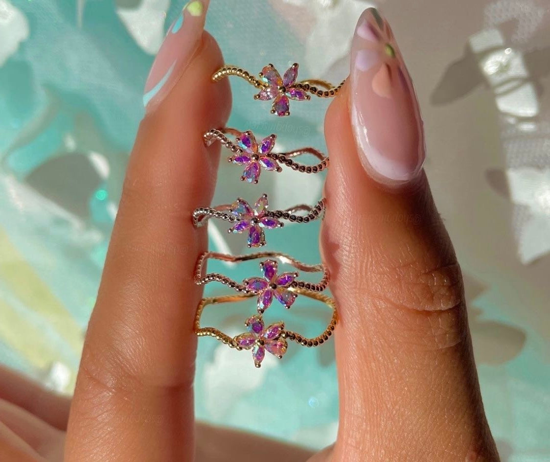 Waterlily Ring (Adjustable)