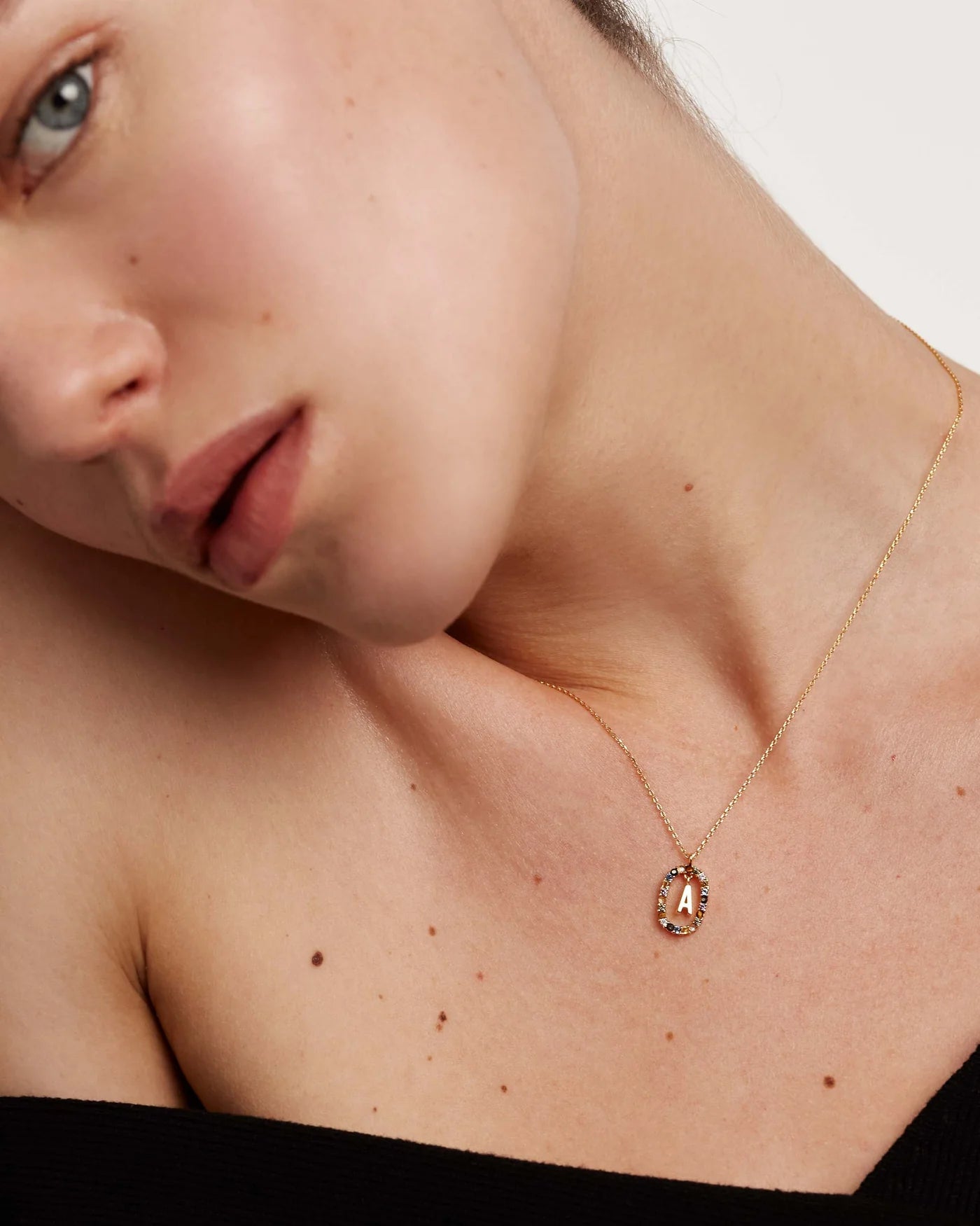 Letter A Gold Filled Necklace