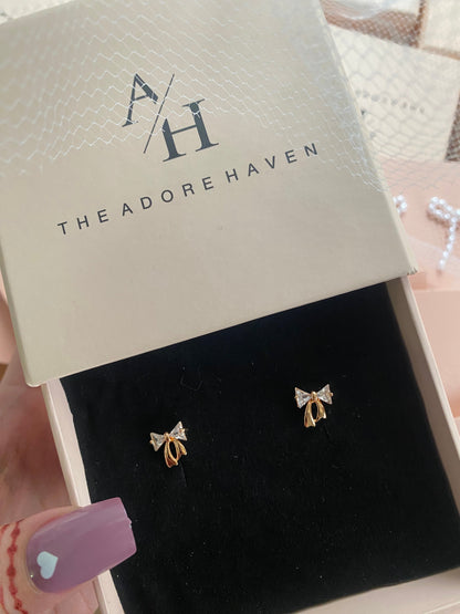 Mini Bow Earrings
