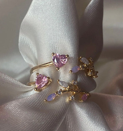 Jane Lavender Petals Ring
