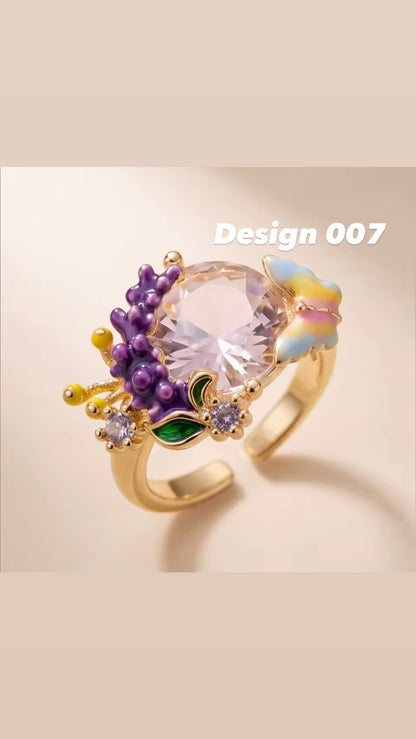 Floréa Rings (Adjustable)