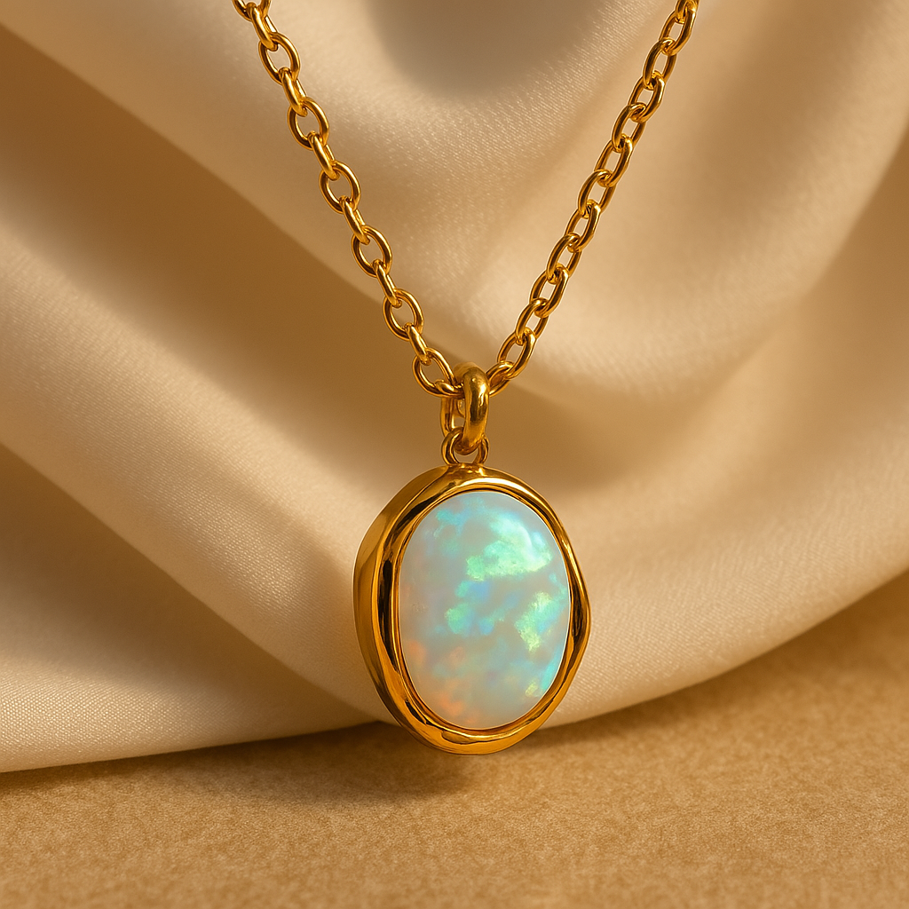 Australian Gem Opal necklace