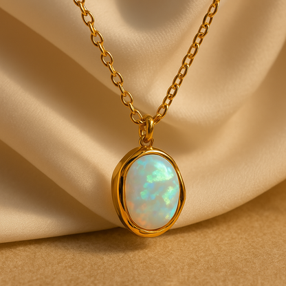 Australian Gem Opal necklace