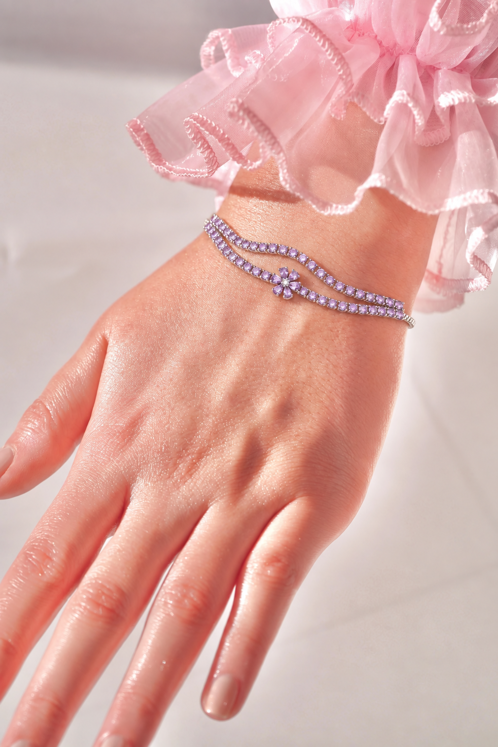 Lavender flower Bracelet
