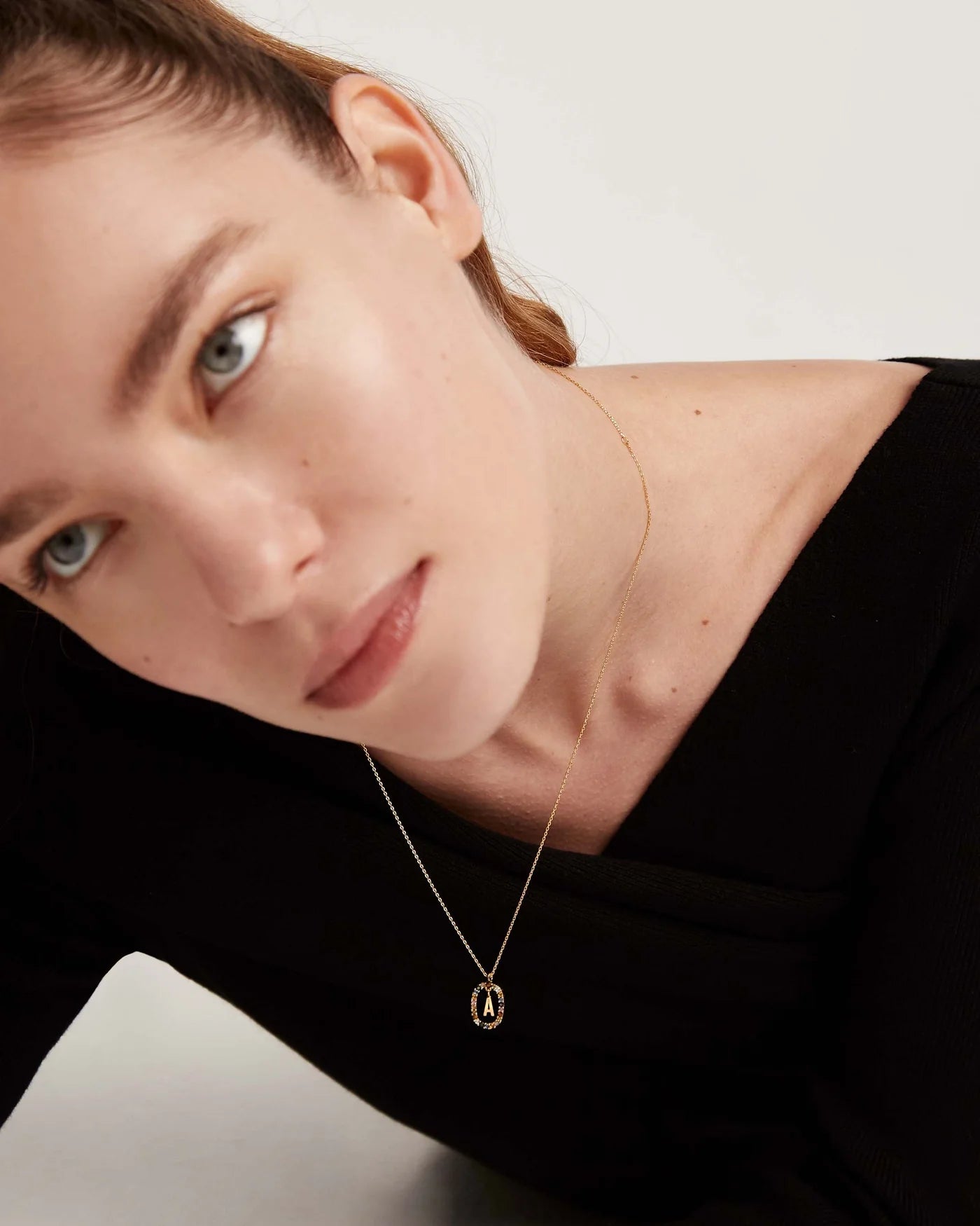 Letter A Gold Filled Necklace
