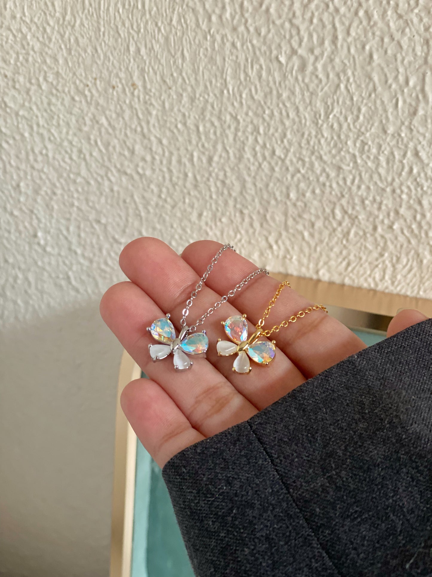 Gem Butterfly Necklace