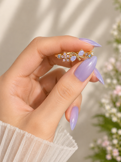 Blanche Bow Ring