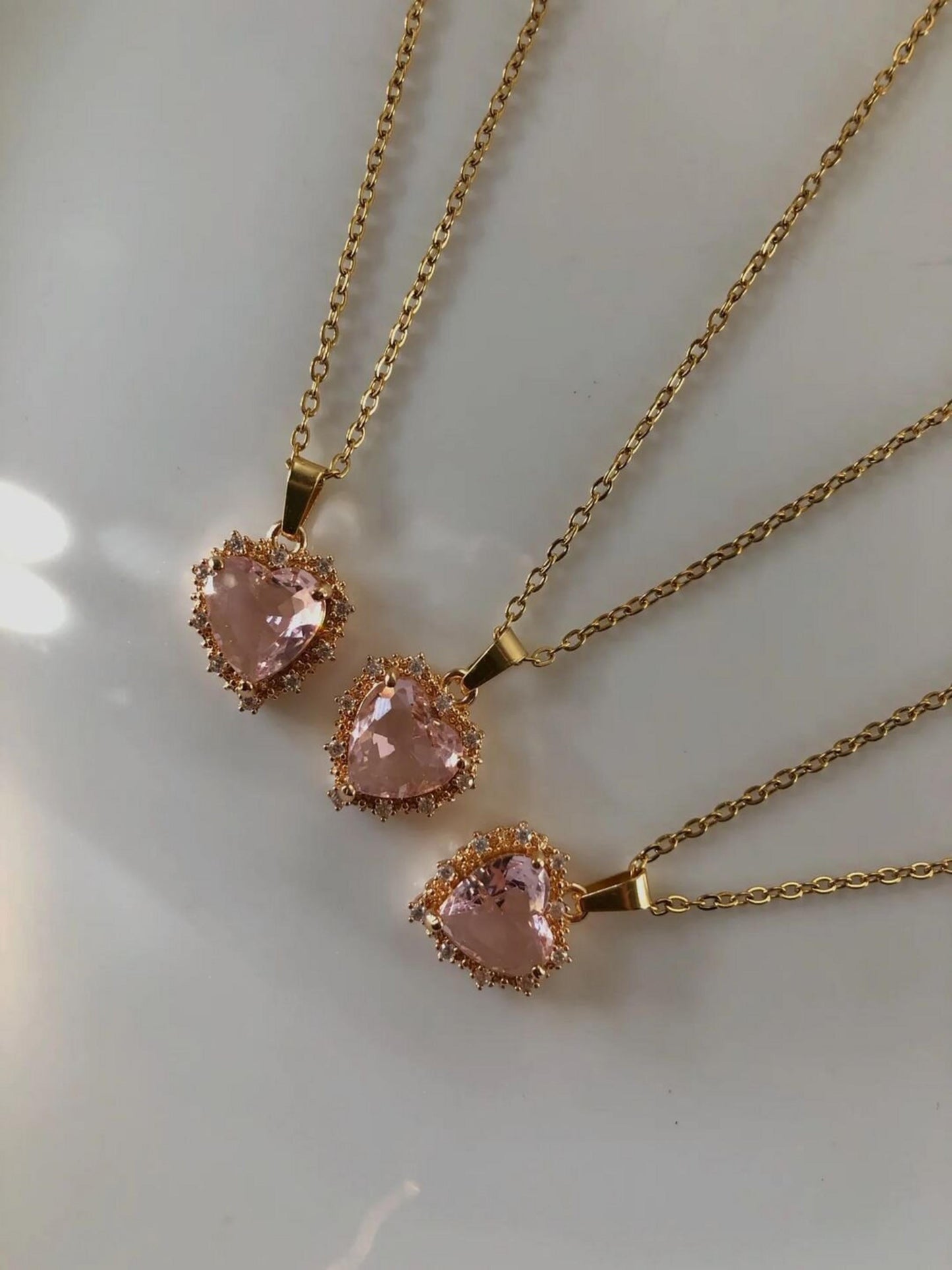 Flamingo Heart Necklace