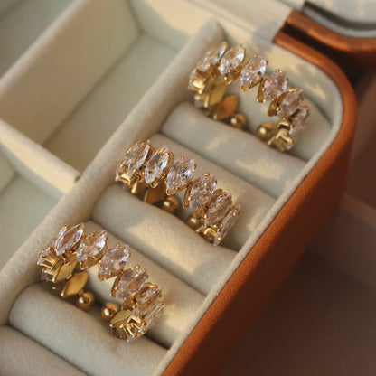 BELLA 18K GOLD RING   (ADJUSTABLE)