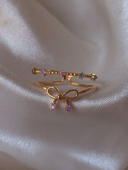 Kenny Petite Bow Ring