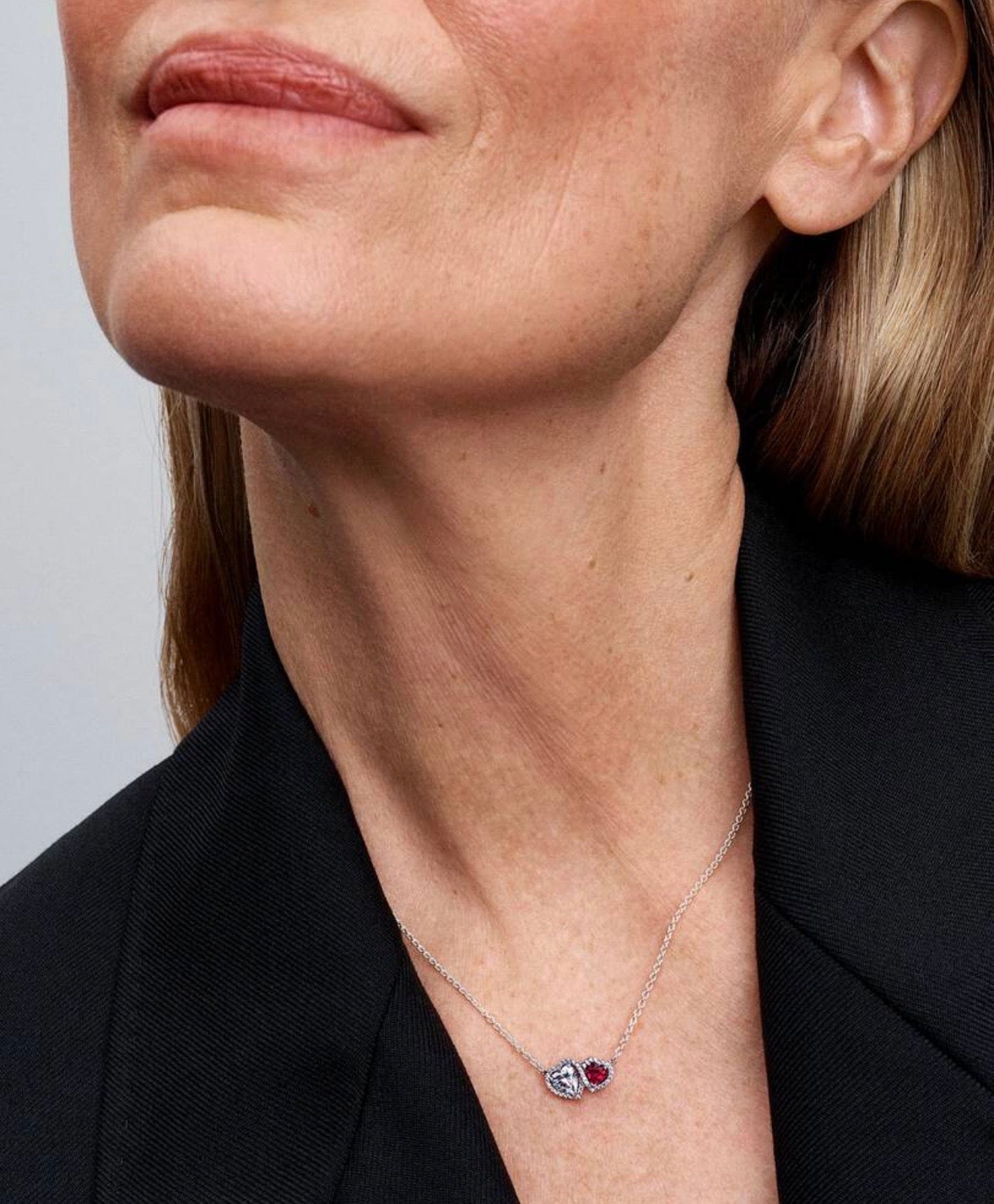 Pandora Duo Hearts Necklace