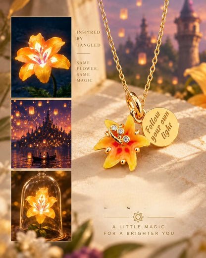 Disney Tangled Sundrop Flower Glow-in-the-dark (with chain)