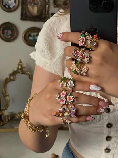 Floréa Rings (Adjustable)