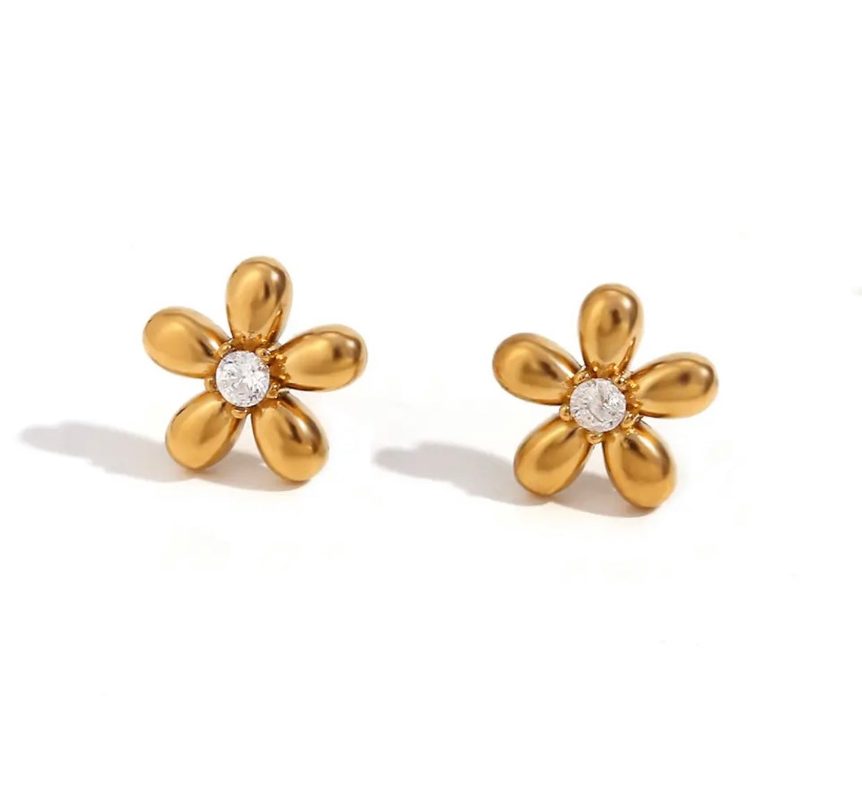 Daisy Gold Studs