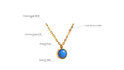 Australian Mini Gem Opal necklace