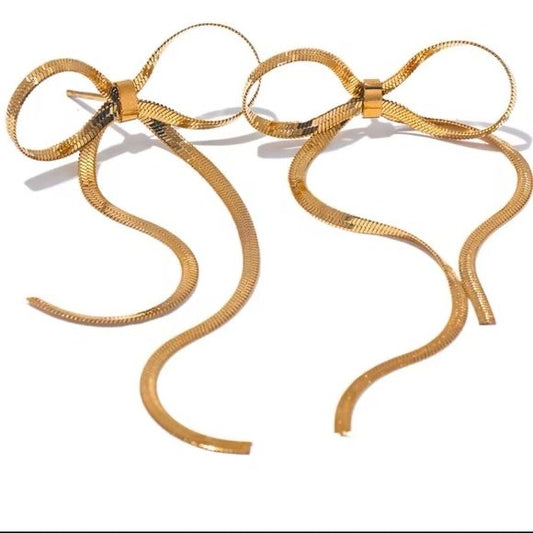 Viral Ribbon Bow Earrings