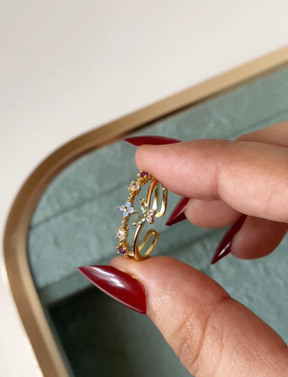 Aurora Garden Rings |ADJUSTABLE