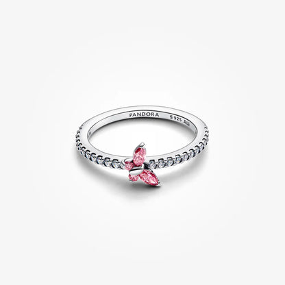 Sparkling Butterfly Ring (Pandora Engraved)