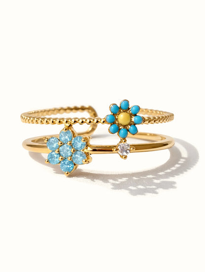 Kalliope Baby Blue Ring