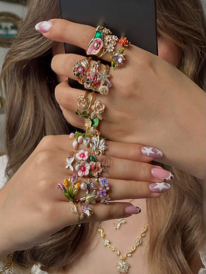Floréa Rings (Adjustable)