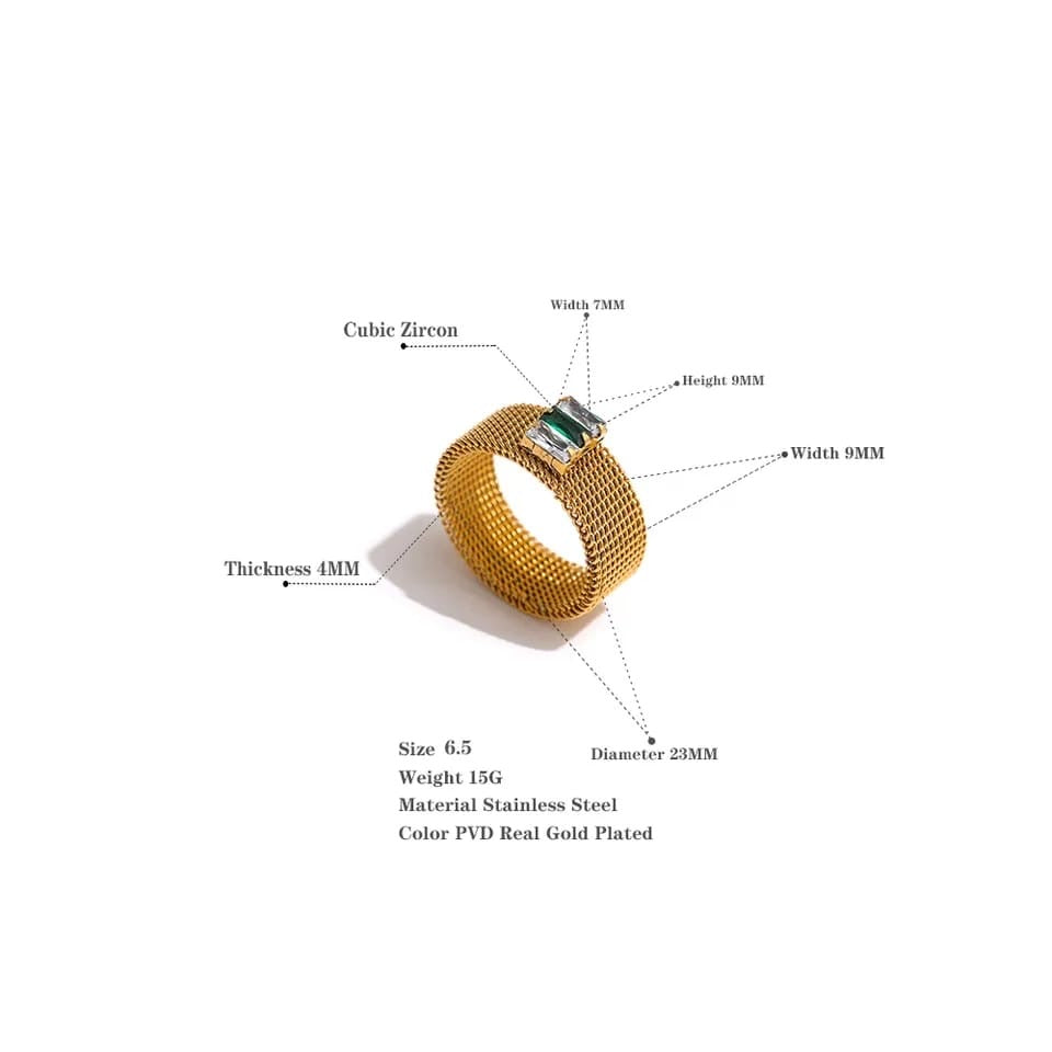 Mweri Rhinestone | Gold