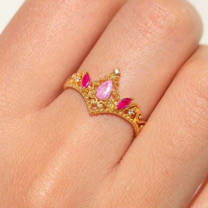 Disney Princess Sleeping Beauty Aurora Ring  (Adjustable)