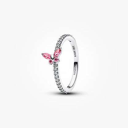 Sparkling Butterfly Ring (Pandora Engraved)