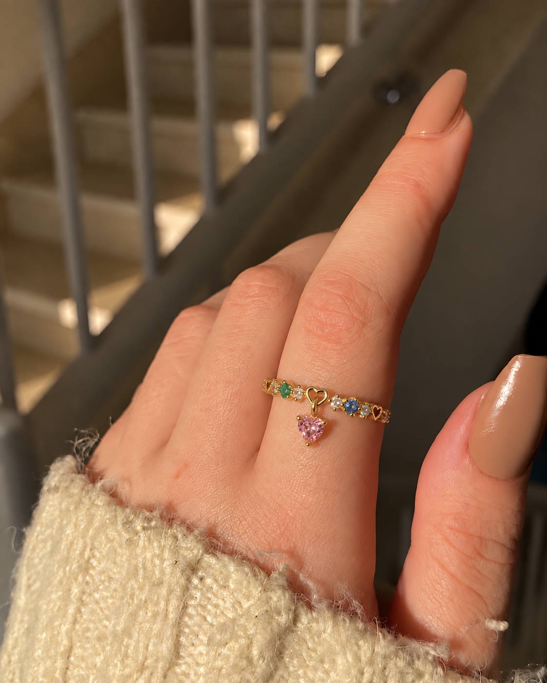 Ferris Heart Ring