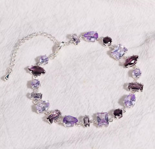 Lavender Glow Bracelet