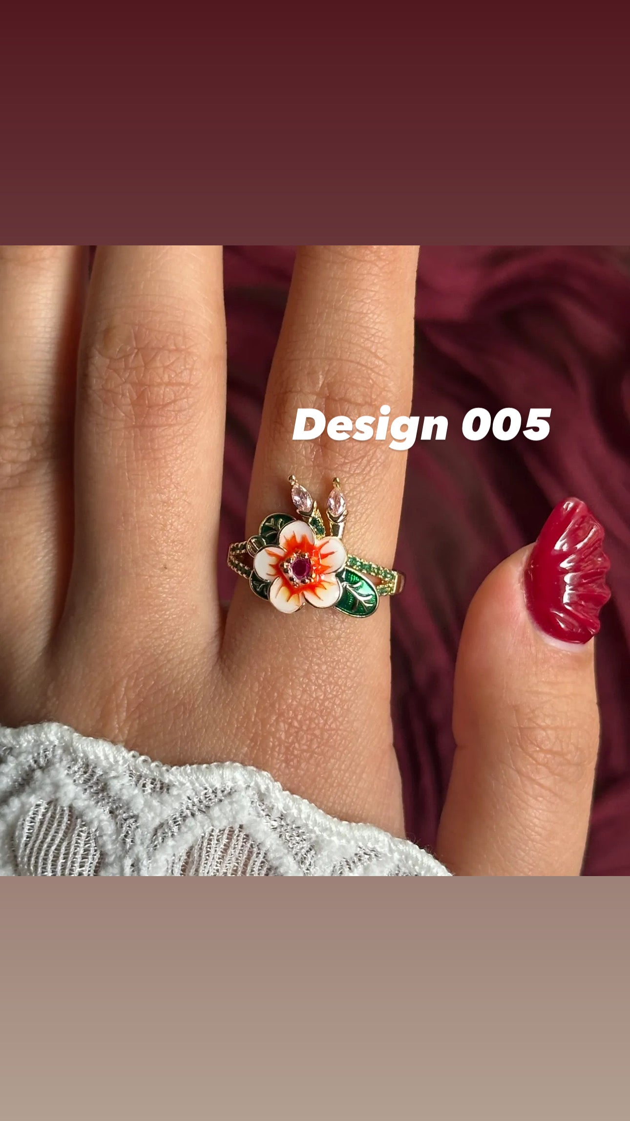 Floréa Rings (Adjustable)