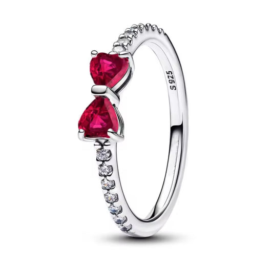 Pandora Promise Ring (Ruby-Red)
