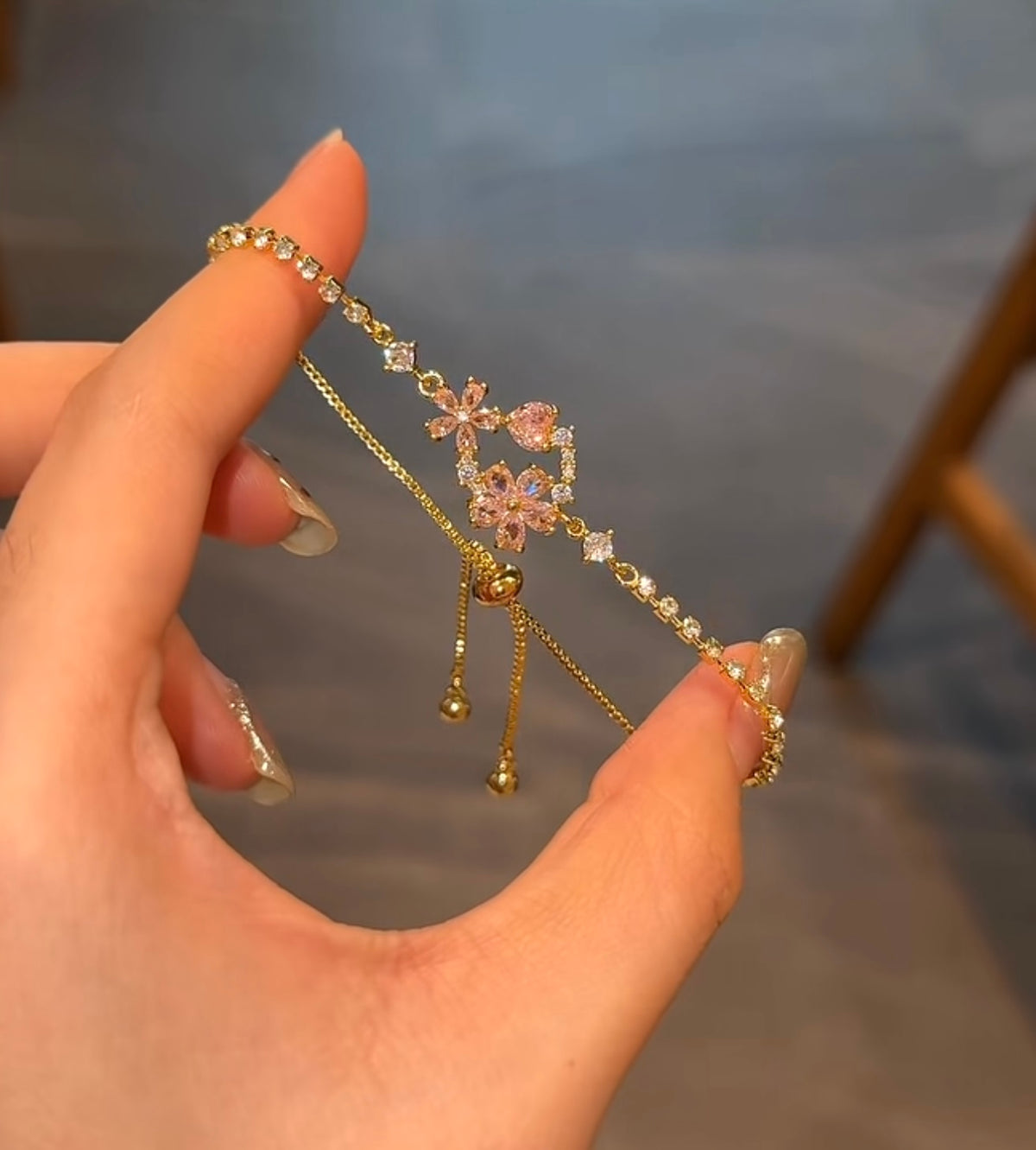 Zircon Flower bracelet