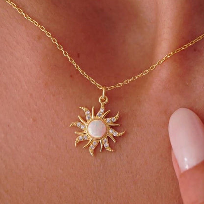Rapunzel Sun Opal necklace