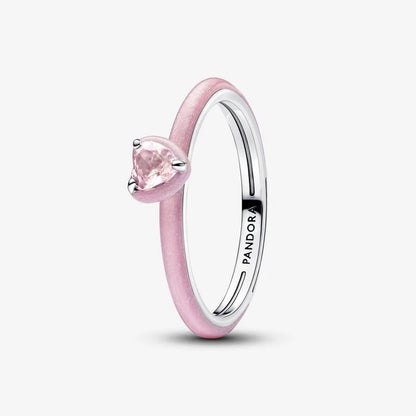 Pink Promise Heart Ring (Pandora Engraved)