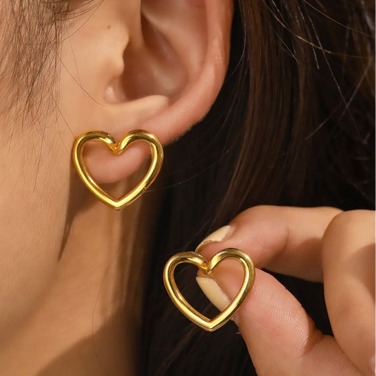 Heart Loop Studs
