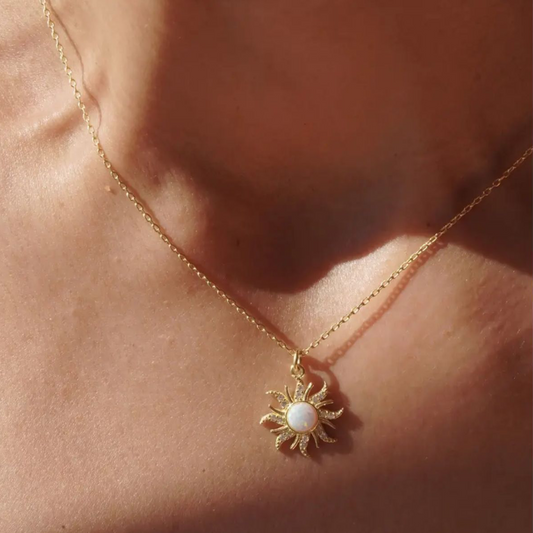 Rapunzel Sun Opal necklace